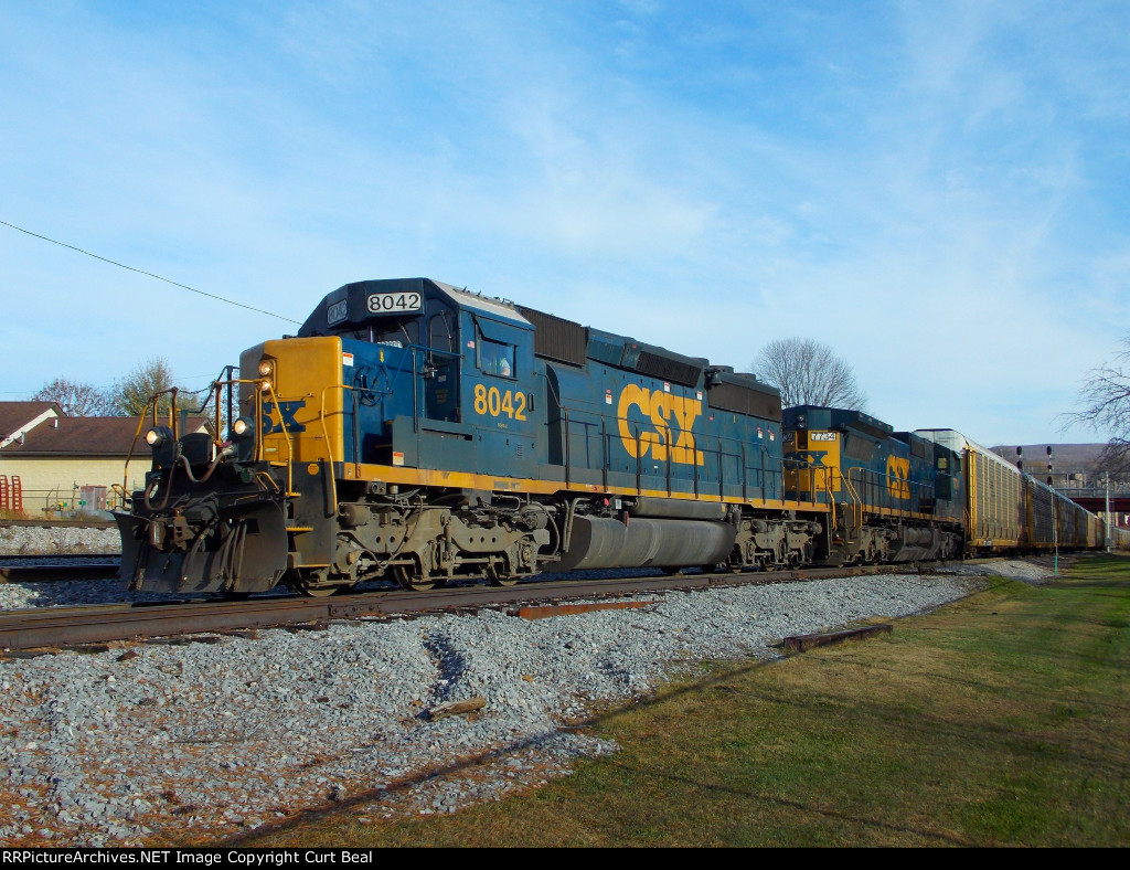 CSX 8042 and 7734